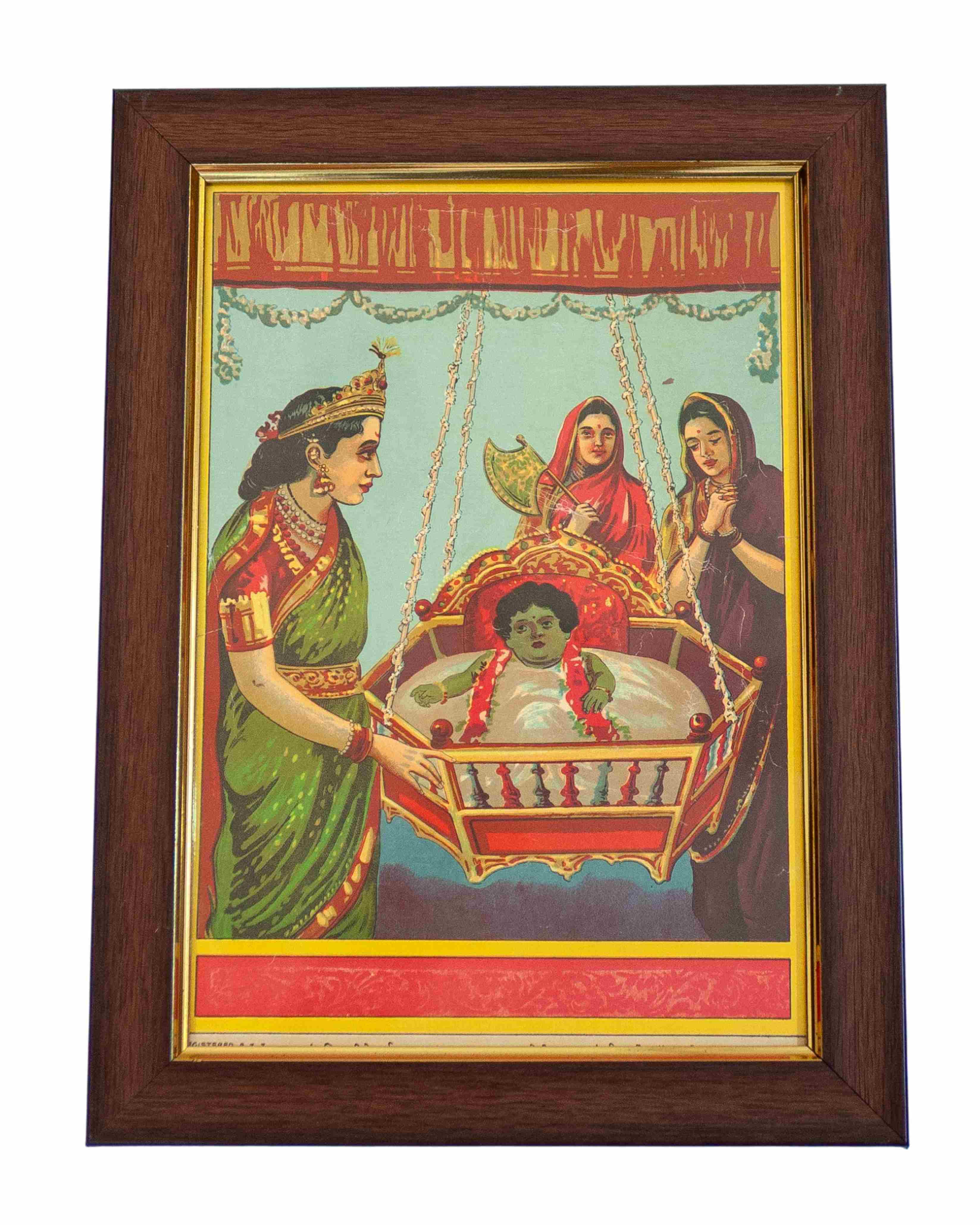 Krishna Janmashtami Oleograph